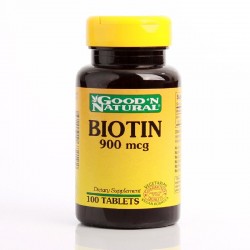 Biotin 900 Mcg x 100 Tab - Good‘N Natural