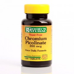 Chromium Picolinate 200 Mcg x 100 Tab - Good‘N Natural