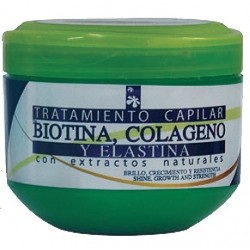 Tratamiento Capilar Biotina Colágeno y Elastina x 350 Ml - Botanica Face