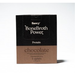 Bone Broth Power Protein Chocolate Caja x 6 Sachets - Savvy