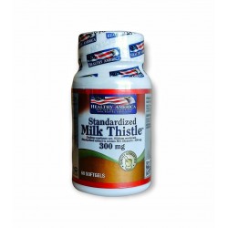 Milk Thistle 300mg 60 Sofgels-  Healthy  America