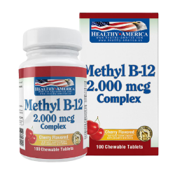 Methyl B 12 X 2000 Mcg X 100 Tab Chewable - Healthy America