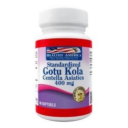 Gotu Kola 400mg X 90 Softgels - Healthy America