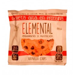 Galletas De Proteina X 80 Gr Vainilla Chips- Elemental