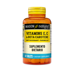 Vitamina E 400, C 500 Y Betataroteno 10.000iu X 60 Tab – Mason