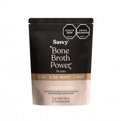 Bone Broth Power Cappuccino 560grs Doypack-Savvy