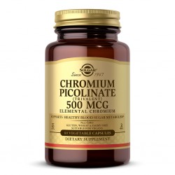 Chromium Picolinate 500 Mcg x 60 Cap - Solgar