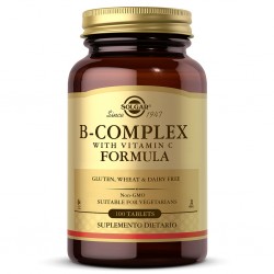 Vitamina B Complex con Vitamina C x 100 Tab – Solgar