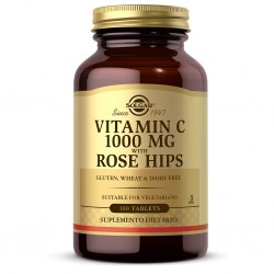 Vitamina C 1000 Mg con Rose Hips x 100 Tab - Solgar