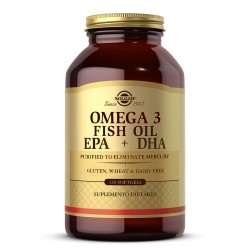 Omega 3 Fish Oil EPA + DHA x 120 Soft - Solgar
