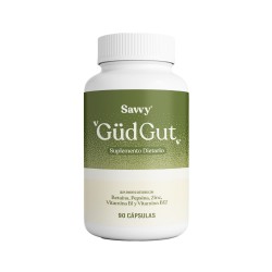 GüdGut Clorhidrato de Betaína, Pepsina y Zinc X 90 CAPSULAS–SAVVY